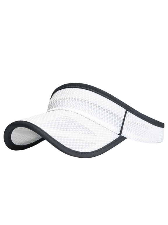 Extended Mesh Sun Visor for Men Women, Adjustable Outdoor Sports Visor Hat, Breathable Lightweight Cap, Ideal Accessory for Cycling, Jogging, Beach, Golf and Outdoor Fitness Activities