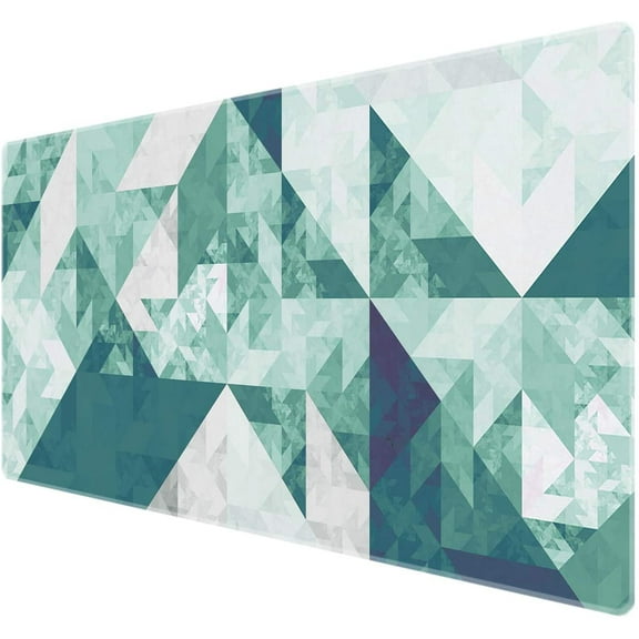 Extended Mouse Pad Large Gaming Mouse Pad- 35.4x15.7x0.12 inch Computer Keyboard Mouse Mat Non-Slip Mousepad Rubber Base and Stitched Edges for Game Players, Office, Study, Modern Design