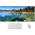 thumbnail image 1 of Extended Mouse Pad, XXL Gaming Mouse Pads, Large Big Mousepad Laptop Computer Keyboard Mat Desk Pad with Non-Slip Base Stitched Edge for Gaming Office, 35.4 x 15.7 inch, Lake Tahoe, 1 of 6