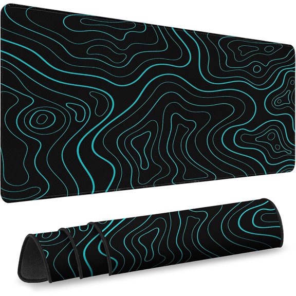 Extended Mouse Pad for Gaming & Office - 31.5"x11.8" Large Desk Mat with Smooth Surface and Stylish Design for PC, Home Office Decor, and Work