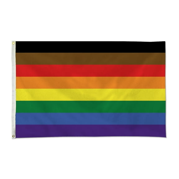 Extended Pride 3 ft x 5 ft Flag Made of Polyester, EZ Hang Flag, Culture