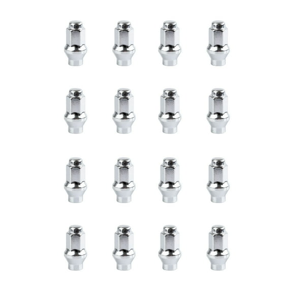 Extended Shaft Tapered Lug Nut (16 Pack) 10mm x 1.25mm Thread Pitch w/14mm Head Chrome for Kawasaki PRAIRIE 400 4X4 1997-2002