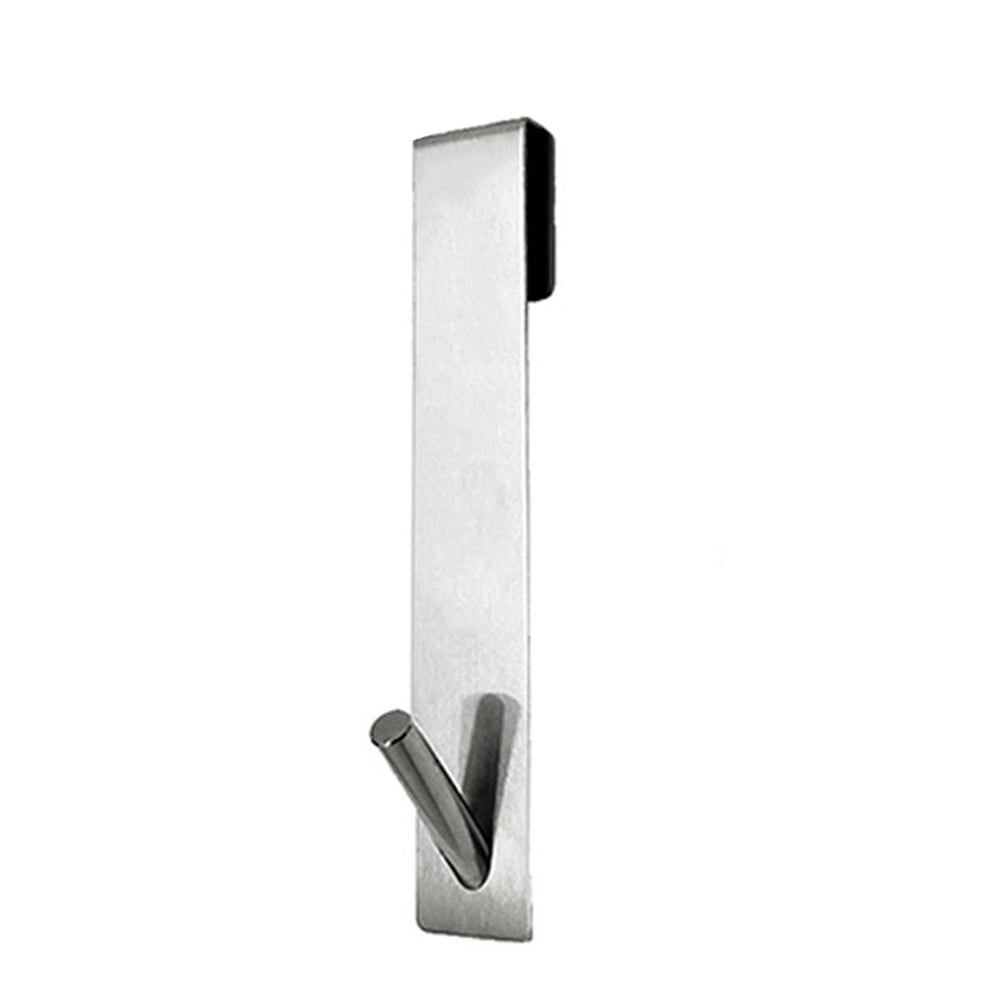 1Pack Shower Door Hooks Extended Double Sided Towel Hooks Over Door Hooks for Bathroom Frameless Glass Shower Door Stainless Steel Bathroom Hanger Robe Loofah Shower Squeegee Hook Silver Walmart