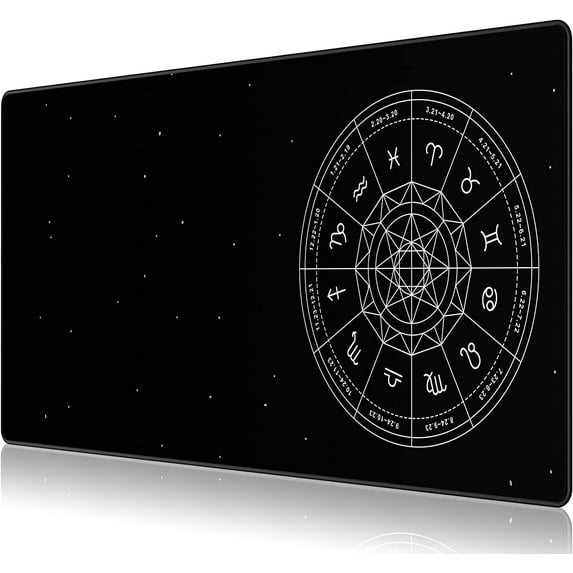 Extended Speed Gaming Mouse Pad Large Size 35.4 X 15.7 X 0.12inches Desk Mat Mousepad with Personalized Design Office Users - Constellation