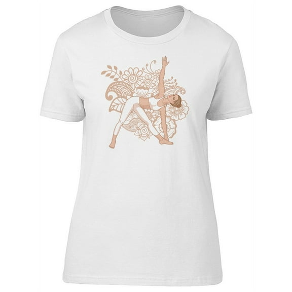 Extended Triangle Yoga Pose T-Shirt Women -Image by Shutterstock, Female XX-Large