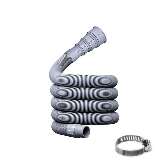 Extended Washing Machine Drain Hose Flexible Universal Replacement Connector Durable Laundry Washer Dryer Plumbing Fitting Accessory