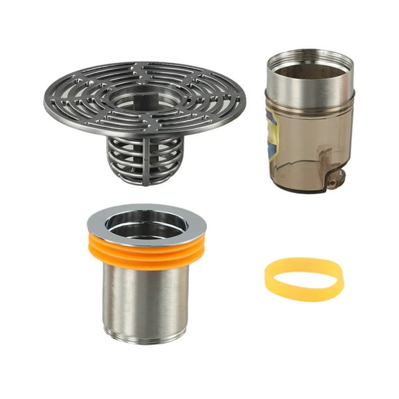 Extended floor drain inner core joint extension pipe to prevent backflow