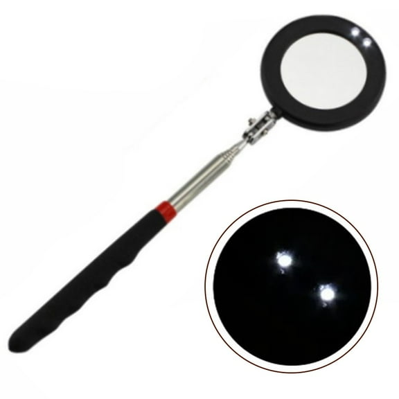 Extending Inspection Mirror Telescopic Swivel Car Mechanic Folding Tool 360° DIY