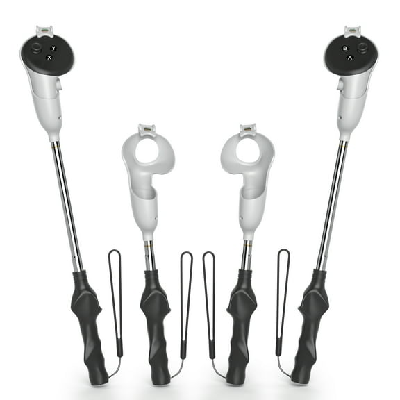 X-super Long Arms for Gorilla Tag VR, Meta Quest 3 Controller Extender Sticks, Quest 3 Handle Attachments