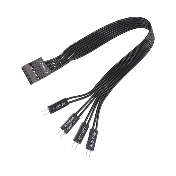Extension Cable F-PANEL Female to 2Pin Male Switcher Splitter Cable Adapter For Motherboard PC Power Resetting