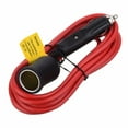 Extension Cord,12v/24v 12' Heavy Duty With Socket Carrfan 12v 24v 12v