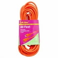 thumbnail image 1 of Extension Cord 40 Feet Indoor Outdoor UL listed Orange Power Cord 16 Gauge Cable, 1 of 2