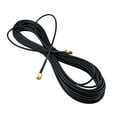 thumbnail image 1 of Extension Cord, Coaxial Cable Extender, RP-SMA Male to RP-SMA Female RF Coax Cable for 4G GPS Mobile Wireless Network Router WiFi Adapter Security Camera, Black, 1 of 7