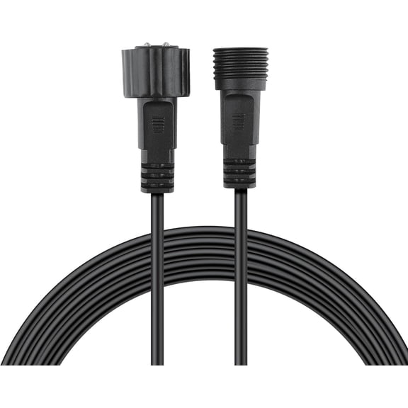 Extension Cord Compatible with G40 Christmas LED String Light to Plug Solar Pannel