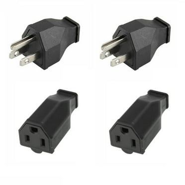 Extension Cord Ends Replacement Plug ,Setplug Replacement 3 Prong,15A 125V