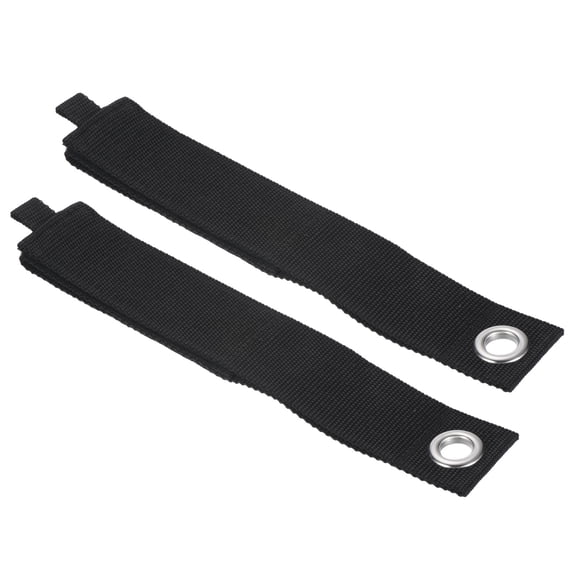 Extension Cord Holder Organizer 26 Inch, 2 Pack Hook and Loop Storage Strap Hanger, Black
