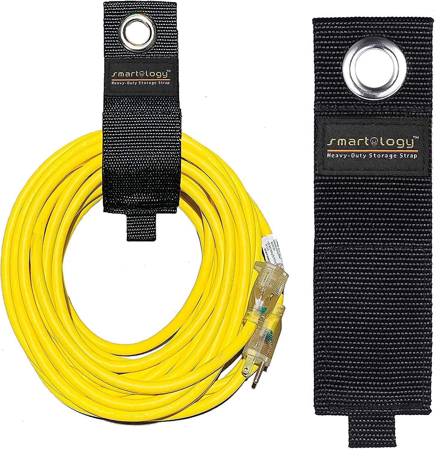 Extension Cord Holder Organizer, HeavyDuty Hook and Loop 6 Velcro Storage Strap with 6