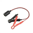 Extension Cord Plug Socket Battery ClipOn Car Cigarette Lighter