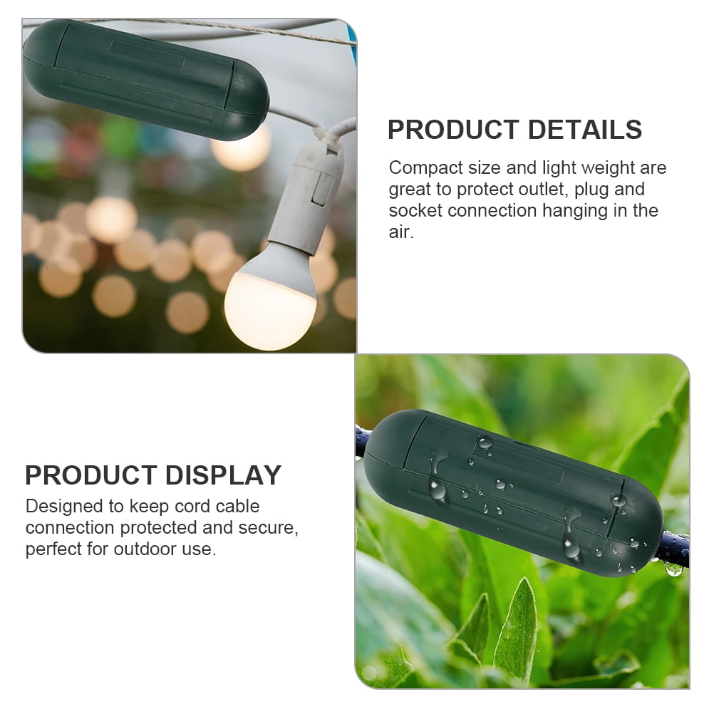 Extension Cord Safety Cover 2pcs Extension Cord Safety Covers Extension Cord Covers Outdoor Plug