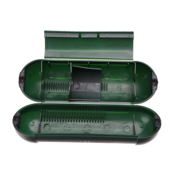 Extension Cord Safety Cover Electrical Connection Box Outdoor Waterproof Plug Cord Protector for Outlet Plug, Cables, Garden Green