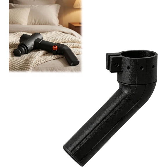 Extension Handle Compatible with Hyperice Hypervolt 2 Pro, 3D Printed Massage Gun Reach Extension Grip for Back and Body Access Support