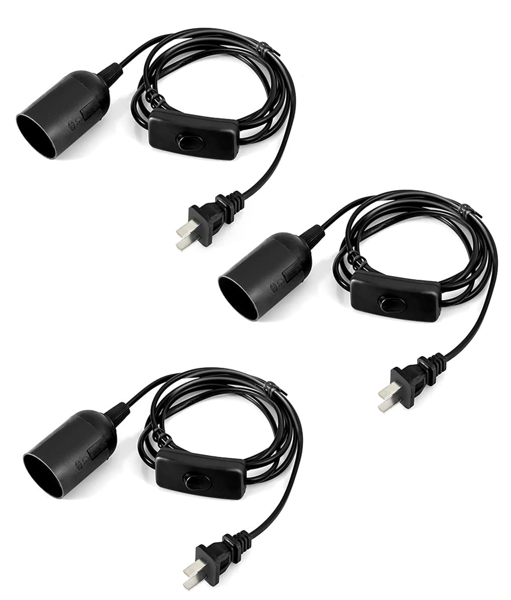 Extension Hanging Lantern Cord Cable, HESSION 5.9ft Lamp Cord -MAX 360W ...