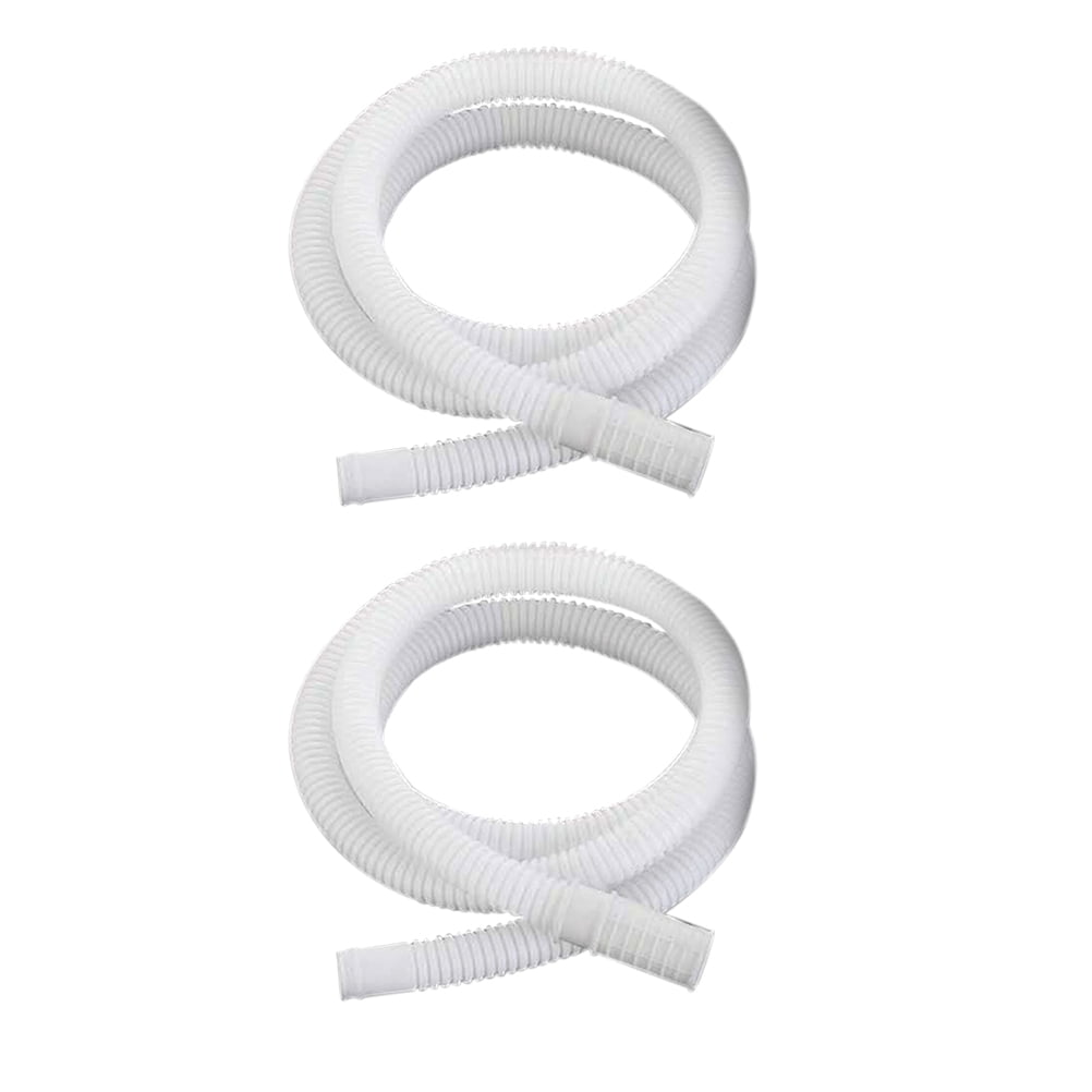 Guichaokj Extension Hose Washer Drain Washing Machine Discharge Plastic Lengthen White 2 Pcs