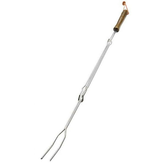 Extension Roasting Fork for Outdoors, Backyard, Campfire, and Fire Pits