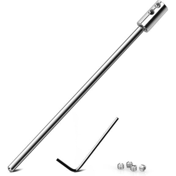 Extension Rod Converter for Bathroom Pop Up Drain Rod, 6.64 Inch Extenders Bathroom Pop-Up Vertical/Horizontal Rods, Extender Rod with an Allen Wrench Screws, Extender Rod for Sink Pop Up Rod Assembl