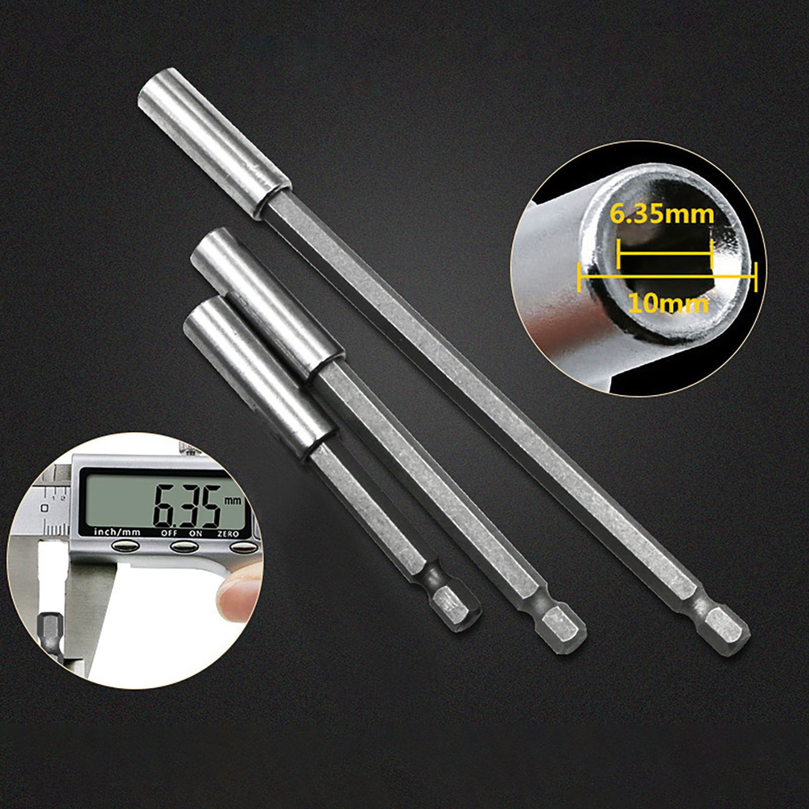 Sknrlko Bit-Halter Schlüsselanhänger Set - 12x 1/4" Bits Mit Easy Release System