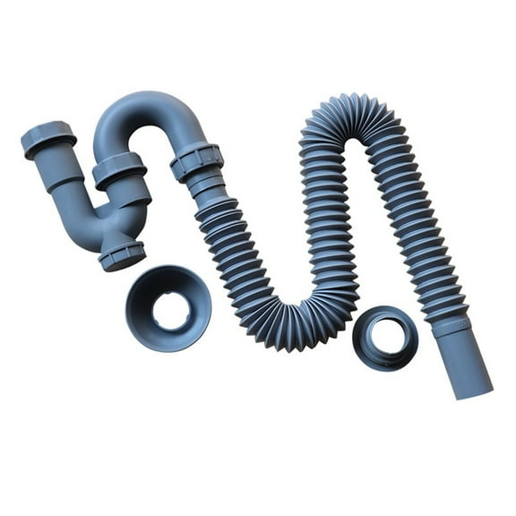 Extension Tube For Kitchen Sink Sewer Drain,Downpipe Telescopic Plastic Hose