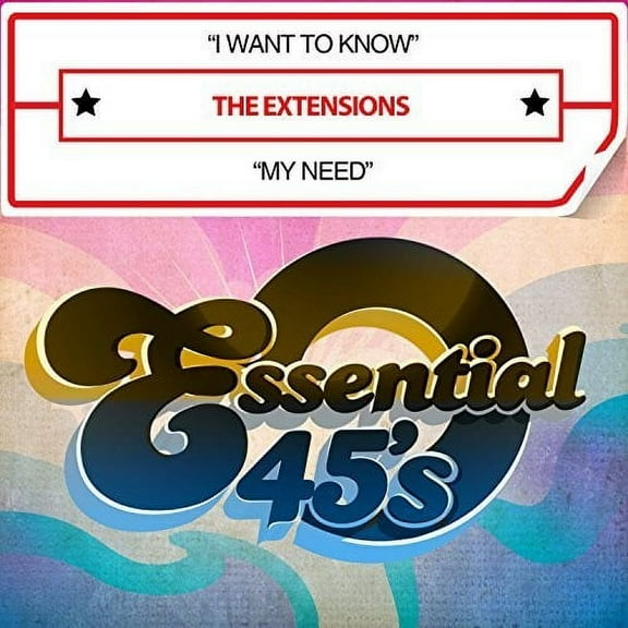 Extensions - I Want To Know / My Need (digital 45) - Music & Performance - CD