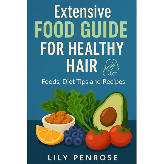 Extensive food guide for healthy hair: Foods, diet tips and recipes, (Paperback)