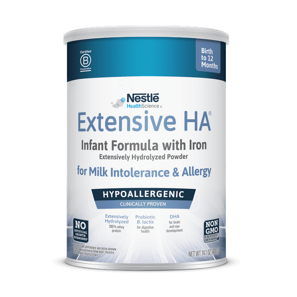 Extensive HA® Hypoallergenic Infant Formula with Iron, DHA & Probiotic for Digestive Health, 14.1 oz