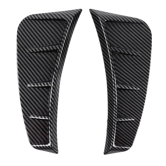 Exterior Bumper Vents, Carbon Fiber Style, Universal Fit, Enhance Airflow  Vehicle Appearance