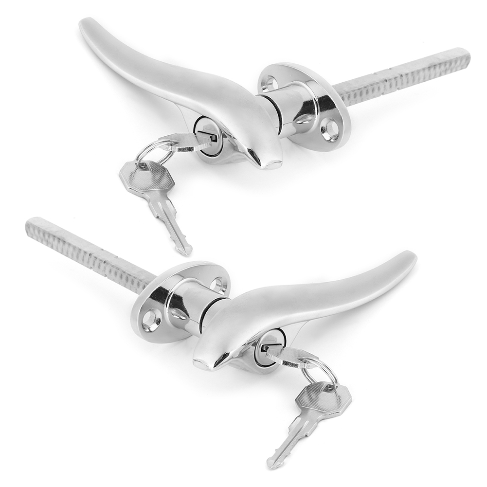 Exterior Door Handle, Car Handle, Door Lock Set Stainless Steel Fit For 3 Window Coupe 19321934