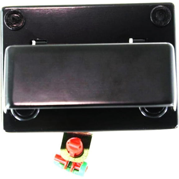 Exterior Door Handle Compatible with 1998-2000 Chevrolet Tahoe Rear - Back Door For Models With Split Type Door Smooth Black Latch control release Mounted on door For split type door