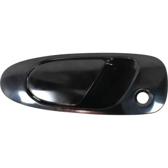 Exterior Door Handle Compatible with 1992-1995 Honda Civic Front, Driver Side All Body Type Smooth Black