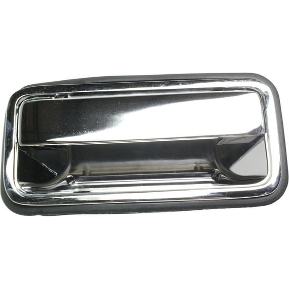 Exterior Door Handle Compatible with 1995-2000 Chevrolet Tahoe Rear, Driver Side Sport Utility Chrome