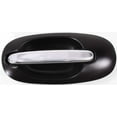 thumbnail image 1 of Exterior Door Handle Compatible with 1996-2000 Dodge Grand Caravan Rear, Driver Side Mini Passenger Van Chrome Lever with Smooth Black Bezel, 1 of 3