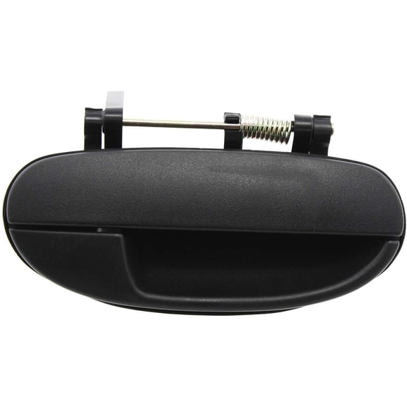 Exterior Door Handle Compatible with 1999-2002 Daewoo Lanos Rear, Passenger Side 4-Door, Sedan Textured Black
