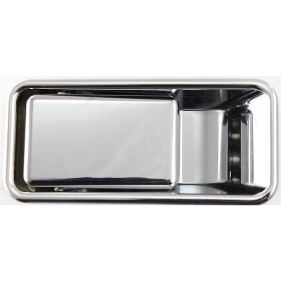 Exterior Door Handle Compatible with 1999-2006 Jeep Wrangler Front, Driver Side With Half Door Type Chrome