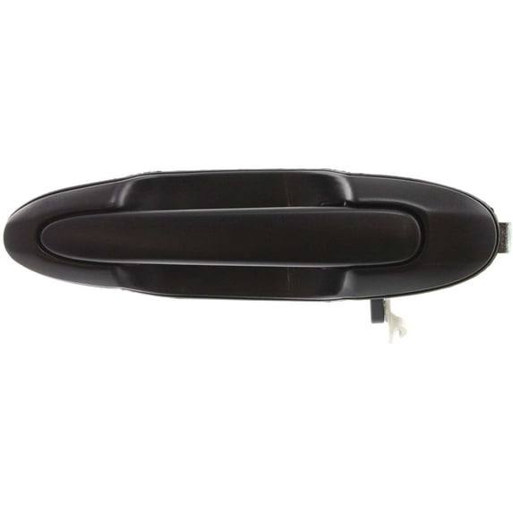 Exterior Door Handle Compatible with 2000-2001 Mazda MPV Rear, Driver Side Textured Black