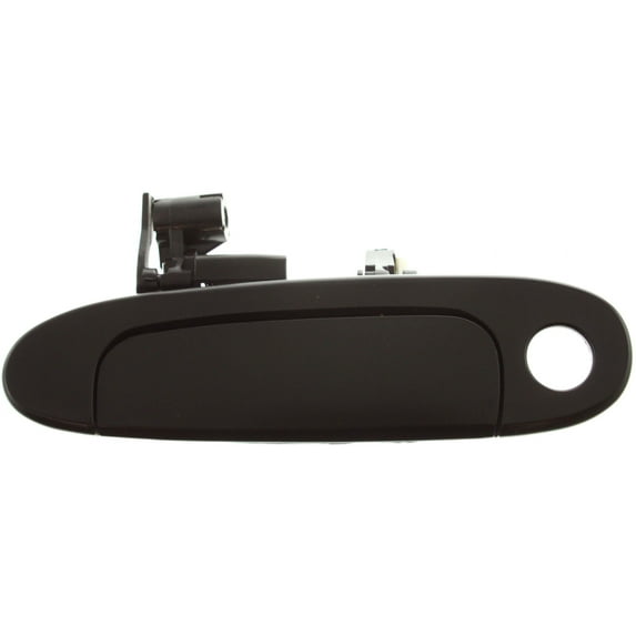 Exterior Door Handle Compatible with 2000-2005 Toyota Echo Front, Driver Side Smooth Black