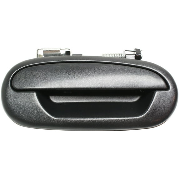 Exterior Door Handle Compatible with 2001-2003 Ford F-150 Rear, Passenger Side 4-Door, Crew Cab Pickup Textured Black
