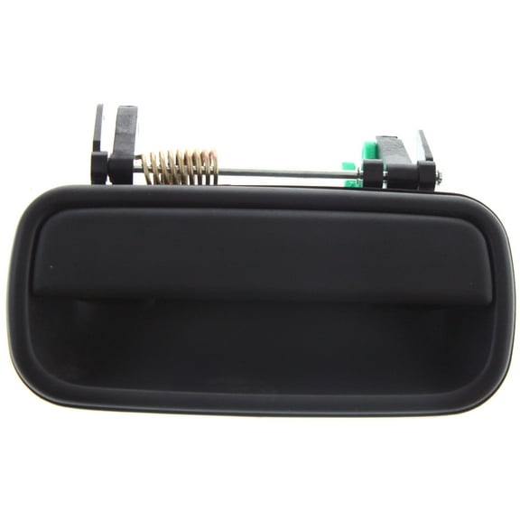 Exterior Door Handle Compatible with 2001-2004 Toyota Tacoma Rear, Driver Side 4-Door, Crew Cab Pickup Textured Black
