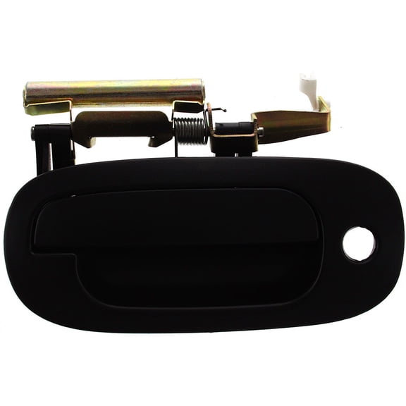Exterior Door Handle Compatible with 2002-2003 Dodge Durango Front, Driver Side 4-Door, Crew Cab Pickup Smooth Black