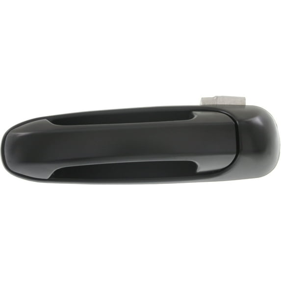 Exterior Door Handle Compatible with 2002-2008 Dodge Ram 1500 Rear, Driver Side Smooth Black
