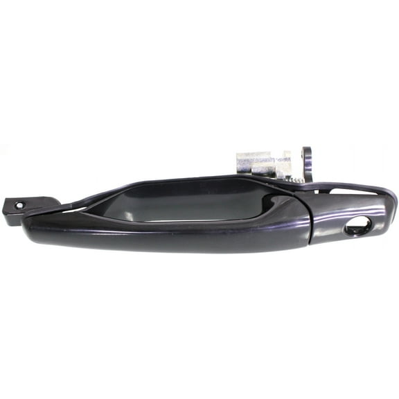 Exterior Door Handle Compatible with 2003-2006 Mitsubishi Outlander Front, Driver Side Smooth Black