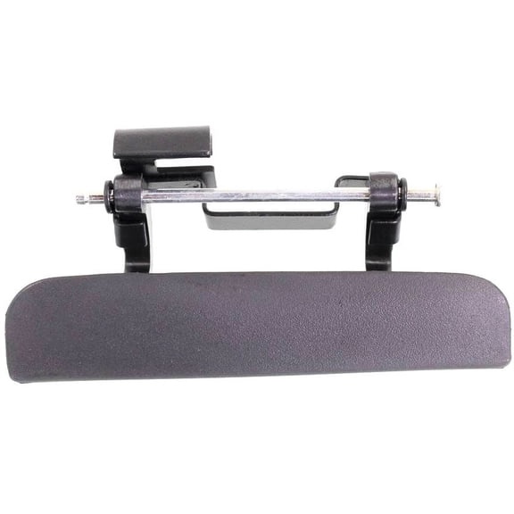 Exterior Door Handle Compatible with 2003-2016 Chevrolet Express 3500 Rear - Back Door Textured Black